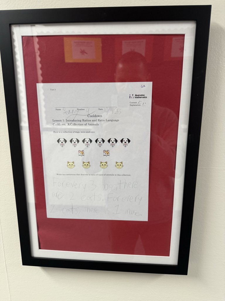 Love seeing our walls full of outstanding student work.  #CWHawks