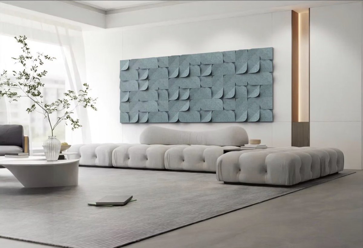 aadagency's tweet photo. A great use of Lumii design acoustic art .. https://t.co/XOcRVbxZCd