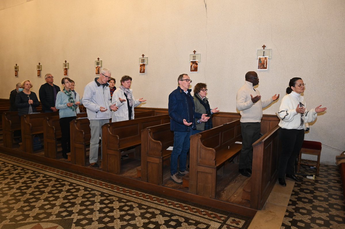 DioceseNancy's tweet photo. La messe de la #SaintLuc2025 a eu lieu au CPN de Nancy https://t.co/0KlMzhXgqJ