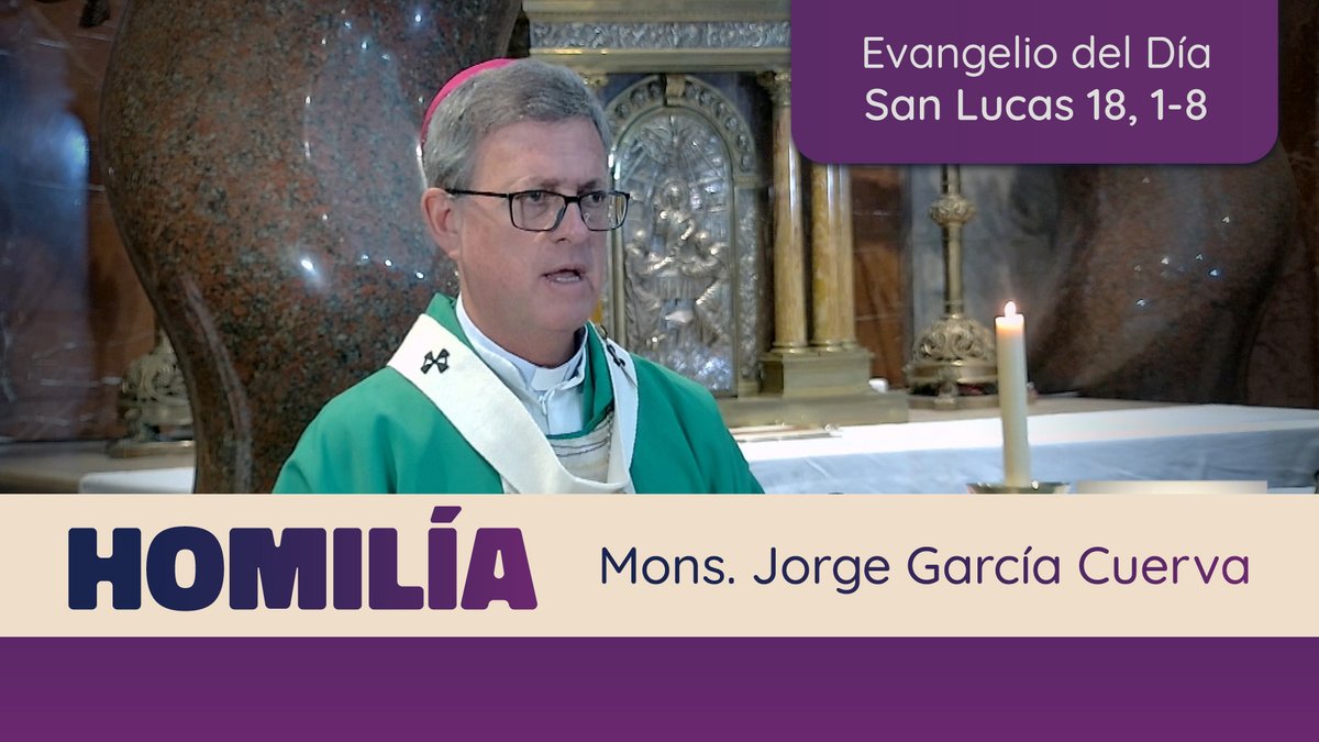 Compartimos la #homilía del arzobispo Mons. Jorge García Cuerva del #19deOctubre de 2025 en el 29° Domingo de Tiempo Ordinario.

Evangelio del día
+ Evangelio de nuestro Señor Jesucristo según San Lucas 18, 1-18.

Accediendo aquí: encamino.org.ar/homilia-mons-g…

#JorgeGarcíaCuerva