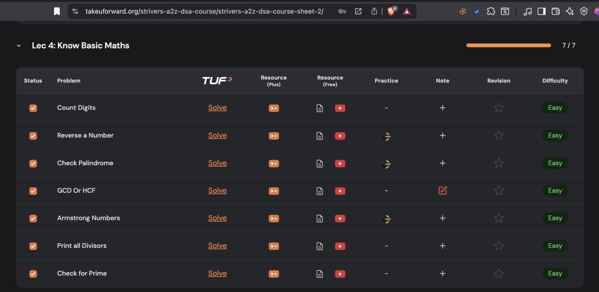 _vinay3's tweet image. Just finished Lec4 of A2Z DSA Sheet,

it didn't take much time for revisit.

#TUFWinterArc #DSA #DSAlgo #Coding