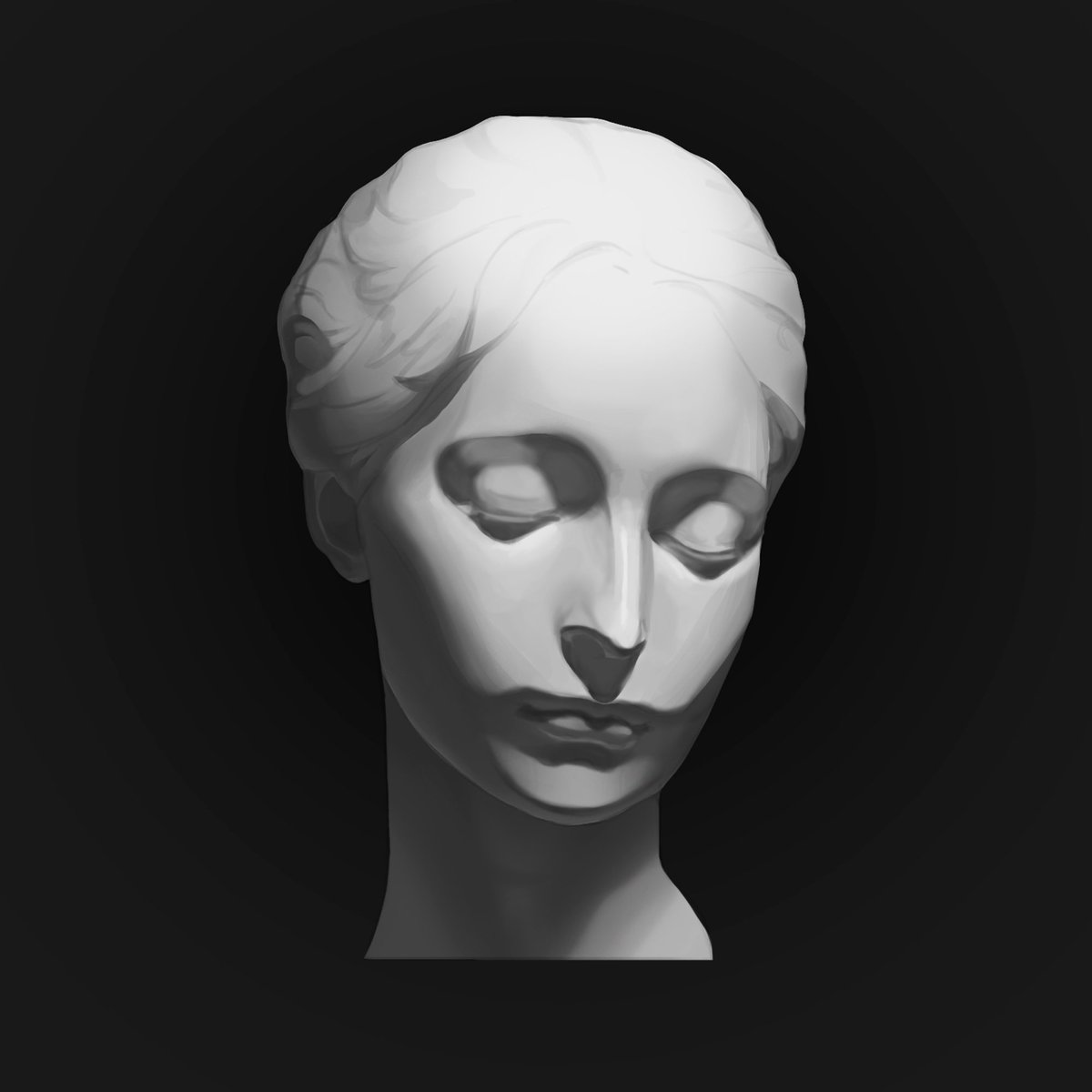 LeorixZero's tweet photo. Shading Grayscale Study🗿
#digitalart #rendering #sculpture #art https://t.co/IxtjZmX2GH