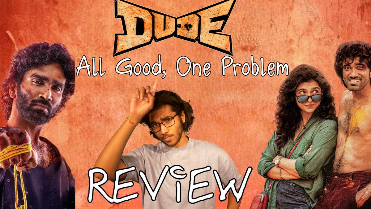 PillaBacha118's tweet photo. #Dude Movie Review:

https://
https://t.co/fgIMEeVz9a

I thought the film was good, it's a simple timepass film to watch this weekend￼

#PradeepRanganathan #Mamitha https://t.co/JLmMnJ2rAr