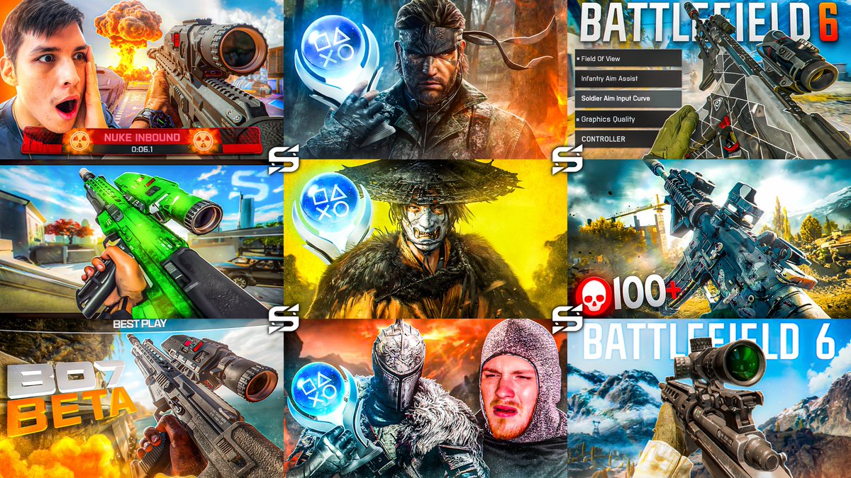 BO7 x BF6 x Platinum Thumbnails