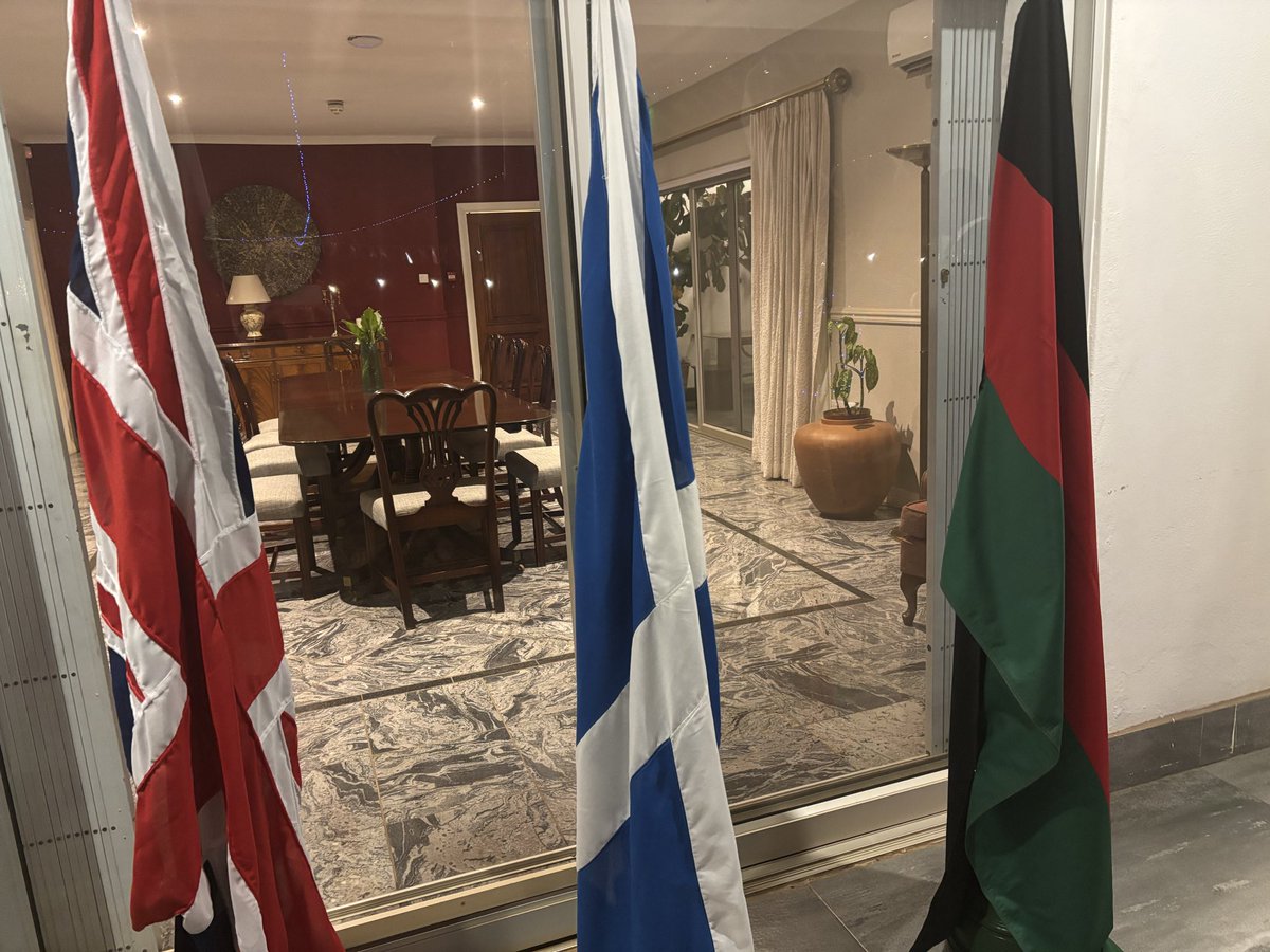 DalgetySusan's tweet photo. Friday night drinks in the British High Commission in Lilongwe, Malawi. Yes that is John Swinney. https://t.co/mJ5HOmODON