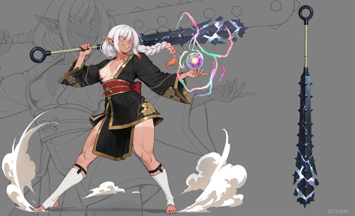 ✨New character sheet!✨

I had so much fun working on this style, it’s super dynamic and was a blast to bring to life.

For now here’s the “censored” version 😈

 If I see enough interest, I might open commission slots in this style 👀

Would you like to see more like this?
