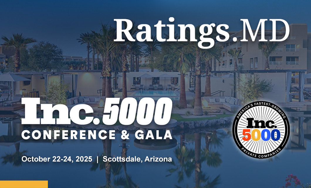 ratingsmd's tweet photo. Heading to the Inc. 5000 Gala next week to celebrate making the Inc. 500 list for the first time.

Proud of what we’ve built, thankful for our team, and excited for what’s ahead!

#Inc500 #Entrepreneurship #RatingsMD https://t.co/caHccJjiv2