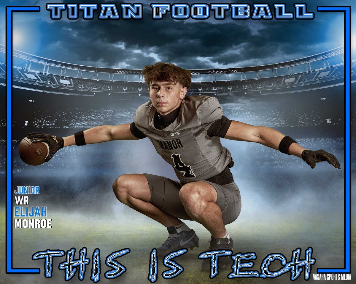 Vasaraphoto's tweet image. 8th Game of the Season!

🖤🤍💙

🗓️ October 17th, 2025, at 7:30 PM

VS TRAVOS

📍Titan Colosseum

Meet Our Titan:

#4 - Junior - Elijah Monroe - WR

#thisistech

#manornewtechfootball

#techfootball

#vasarasportsmedia

#sportsmarketing

#sportsmedia

#mediadayimages…