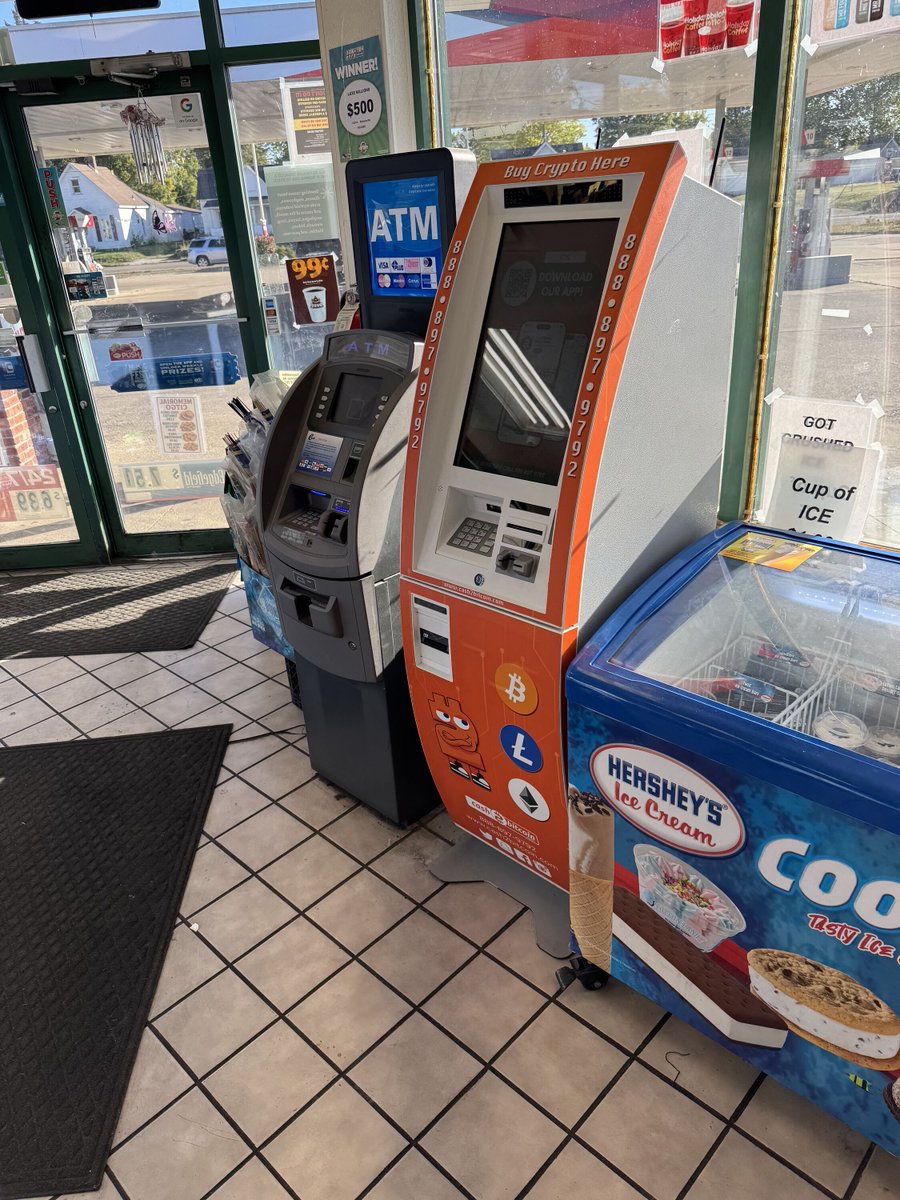 Cash2BitcoinATM's tweet photo. 🚀 New Bitcoin ATM in Muncie!  
Buy Bitcoin, Ethereum, or Litecoin instantly with cash at the new Cash2Bitcoin ATM inside Memorial Citgo 
📍1300 W Memorial Dr.  
Enjoy fast, secure transactions and low fees—crypto made simple and convenient. Stop by today and start your next investment! 💸💰  
#BitcoinATM #MuncieIndiana #Cash2Bitcoin #CryptoMadeEasy