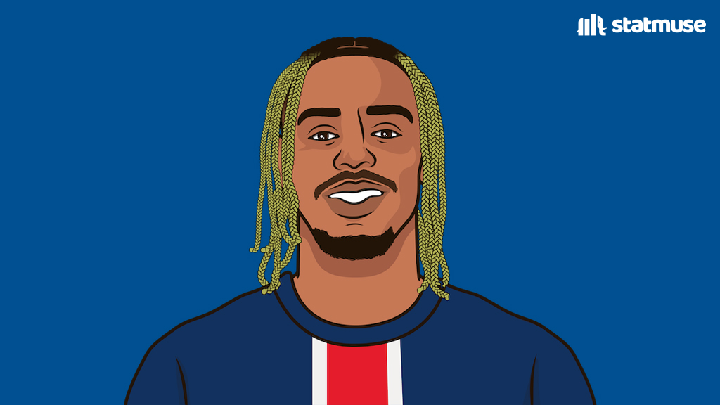 Bradley Barcola for PSG:

60 G/A
30 Goals
30 Assists

Playing in his third season.