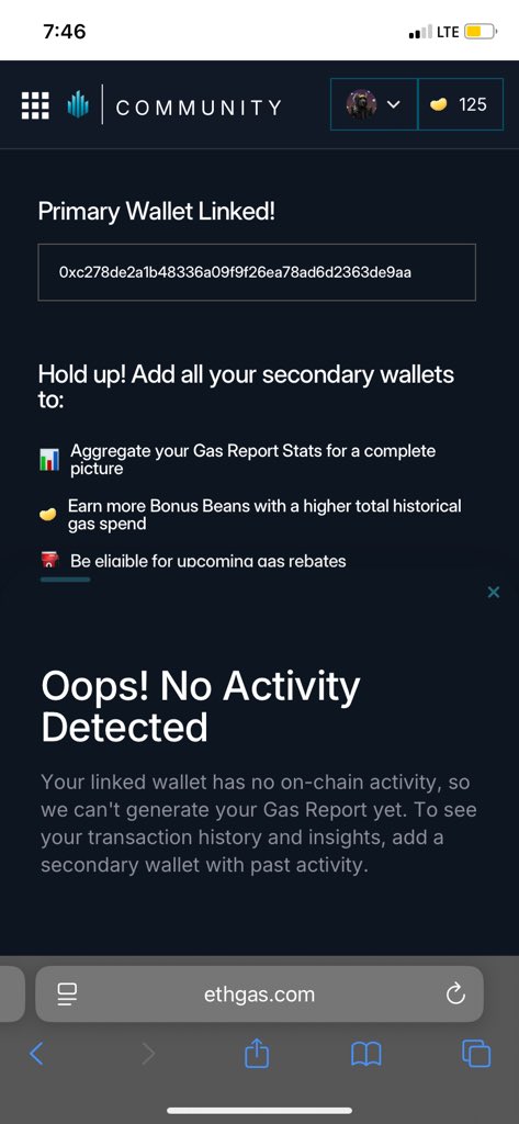 GM Ethereum wider community <a href="/ethereum/">Ethereum</a> 
I thought I spent [2 ETH] on gas. According to my Gas ID generated from
<a href="/ETHGasOfficial/">ETHGAS</a>, l've spent [zero amount of ETH].
Have you generated yours yet?
Use the guide below to generate yours 📝⬇️

ethgas.com/community/onbo…