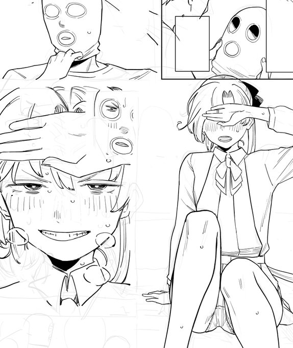 ペン入れしてる 