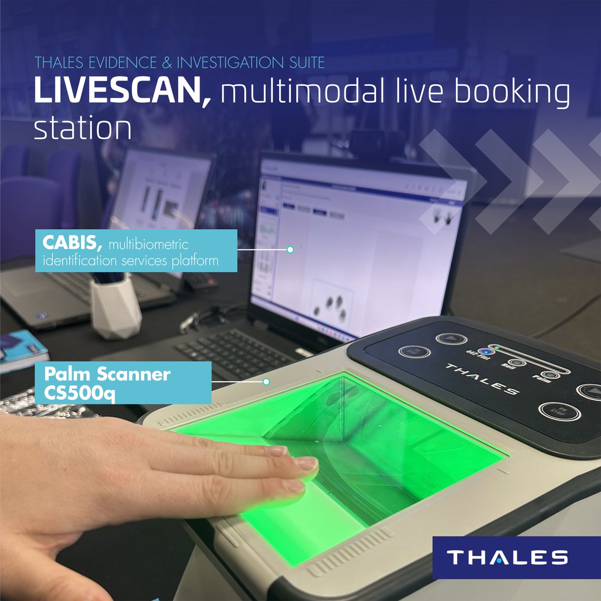ThalesDigiSec's tweet image. 2 inspiring days with the @BiometricsInst community filled with great discussions, live demos &amp;amp; shared passion for innovation 🔎

Thales brought the future of #forensic biometric identification to life, showing how technology &amp;amp; ethics work together to strengthen #PublicSecurity