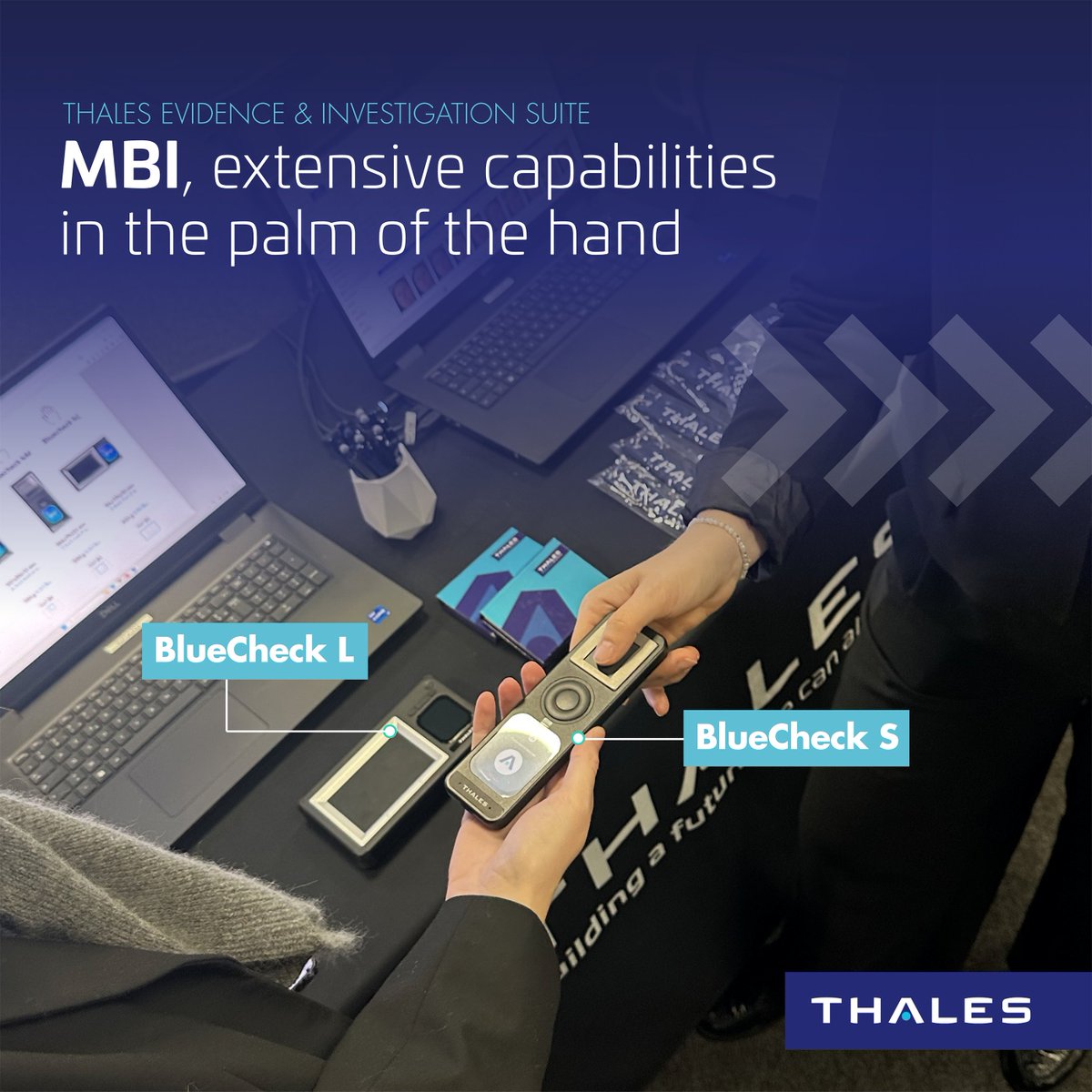 ThalesDigiSec's tweet image. 2 inspiring days with the @BiometricsInst community filled with great discussions, live demos &amp;amp; shared passion for innovation 🔎

Thales brought the future of #forensic biometric identification to life, showing how technology &amp;amp; ethics work together to strengthen #PublicSecurity
