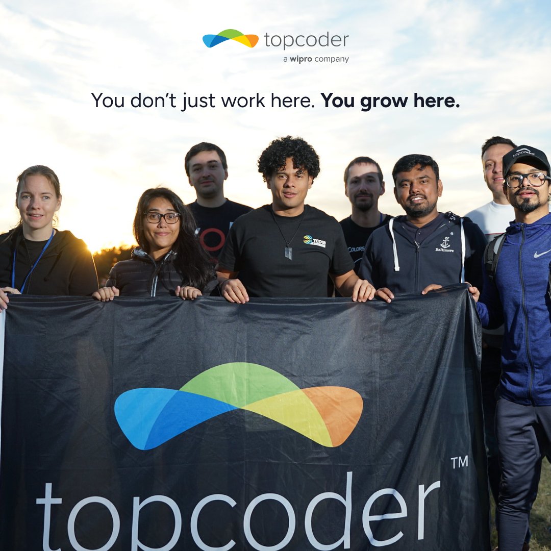Topcoder's tweet image. At Topcoder, you don’t just earn - you evolve.

Every challenge helps you sharpen your skills, test your limits, and build a portfolio that speaks louder than any résumé.

💡 Compete. Learn. Grow.

That’s what being a Topcoder member is all about.

#community #grow #topcoder
