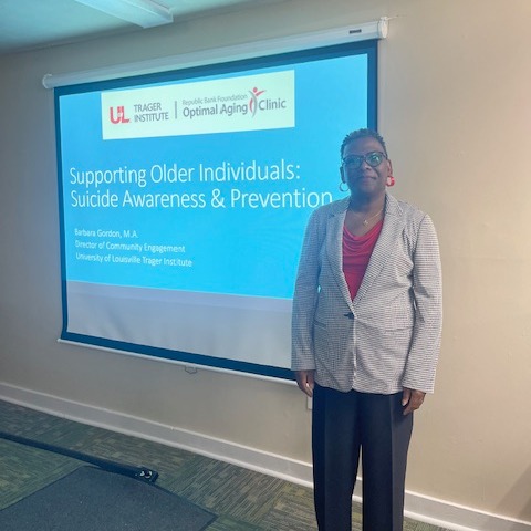 Barbara Gordon led a training yesterday to equip 988 Crisis Line professionals with essential knowledge to help them recognize and respond to suicide risk among older adults—strengthening Kentucky’s crisis response network through age-friendly, dignified care. 💙