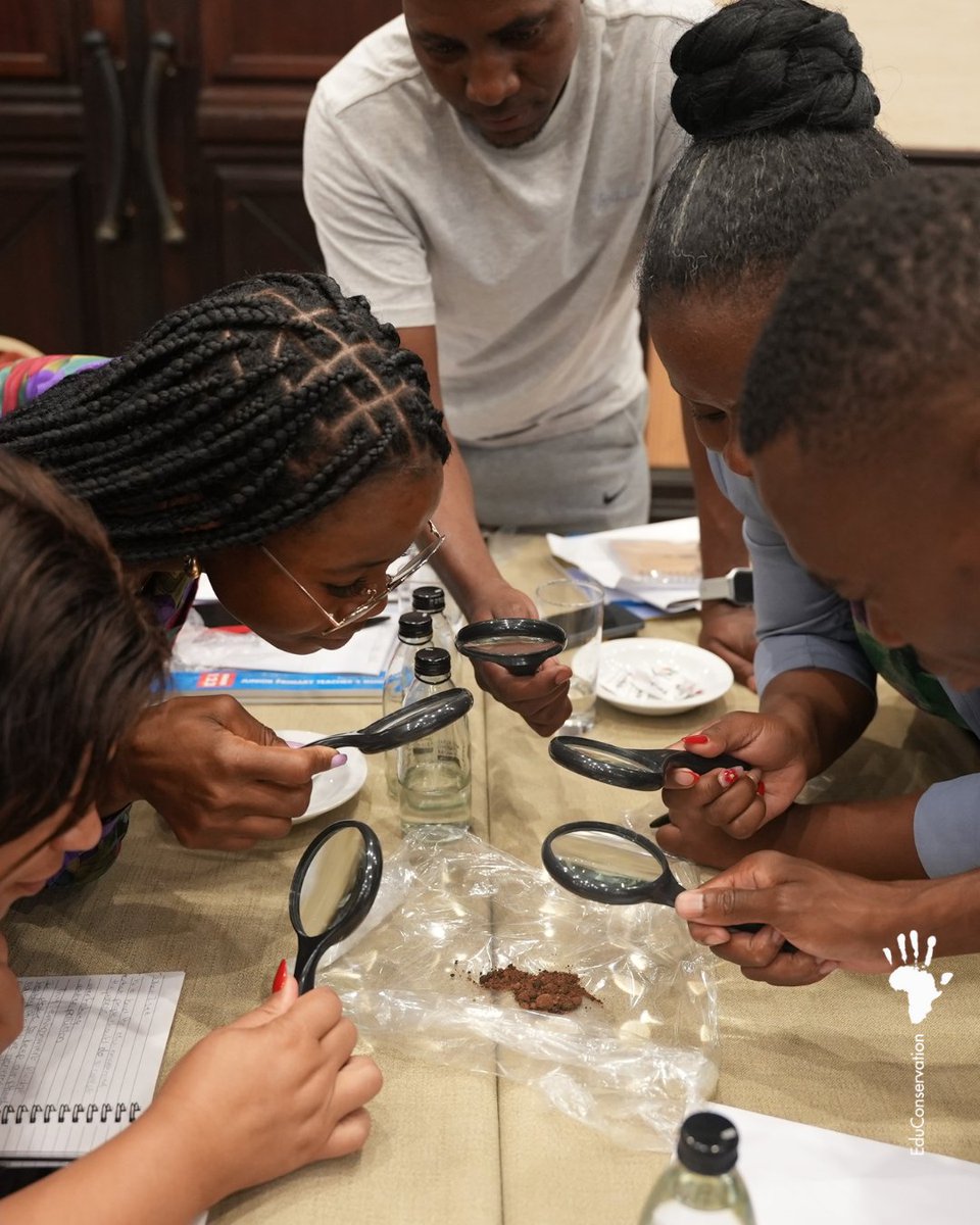 EduConservation's tweet photo. Notre équipe d'expert(e)s en Namibie a récemment organisé un atelier pour les Chef(fe)s de Département des 30 écoles primaires pilotes d’EduConservation. https://t.co/msWGhpH6ZG