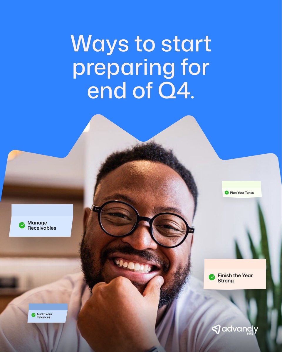 AdvanclyHQ's tweet photo. It's Q4 and just a few months to wrap up the year! Use these tips to stay ahead and finish strong. https://t.co/mrsuiF72Lw