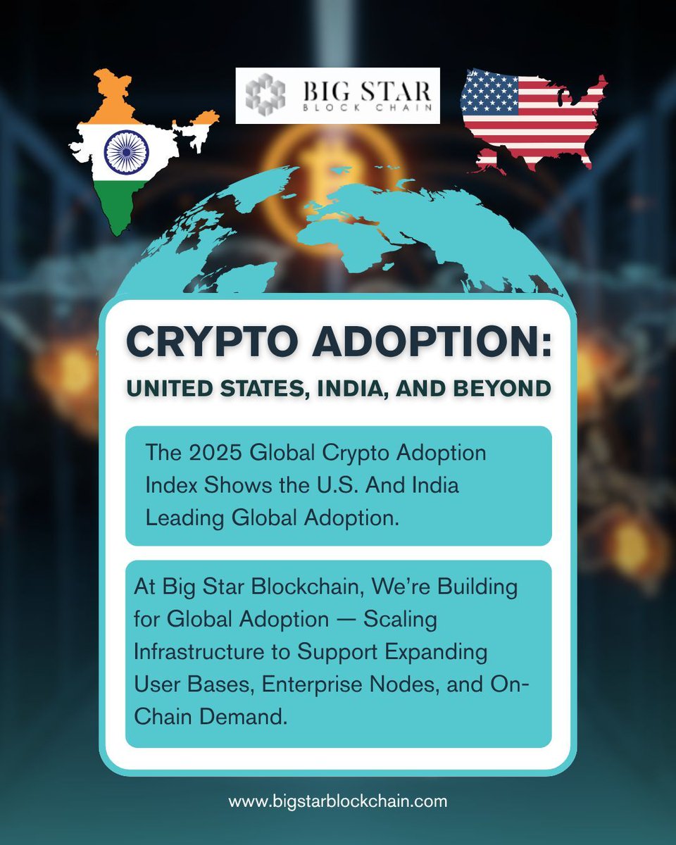 At Big Star Blockchain, we’re building for global adoption — scaling infrastructure to support expanding user bases, enterprise nodes, and on-chain demand.

Check our global site strategy and adoption readouts — visit bigstarblockchain.com

#CryptoAdoption #BigStarBlockchain
