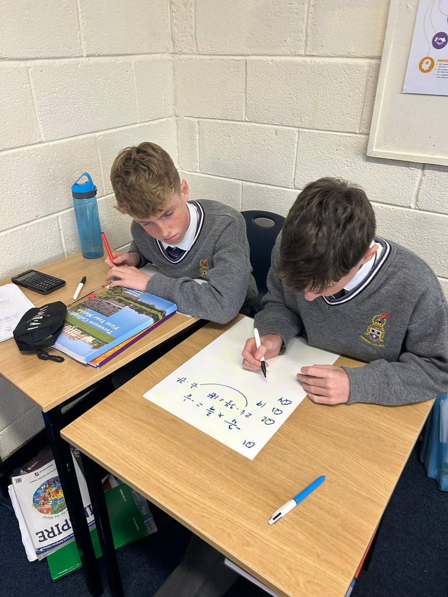 TerenureCollege's tweet photo. First Years got into the Maths Week spirit with a quiz and some great Maths challenges! Well done to everyone who took part! #IUseMaths #STEM4All @mathsweek https://t.co/qUzwESXzr1