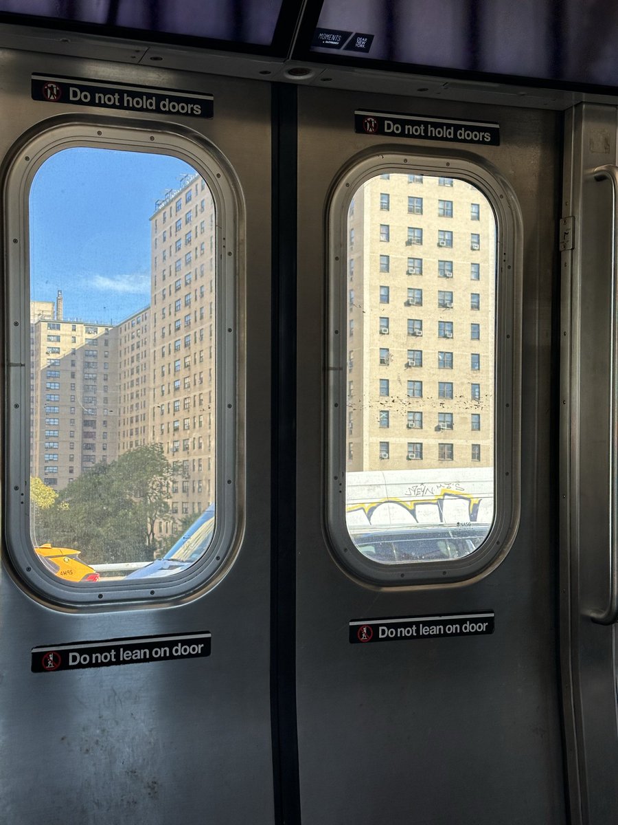 I took this photo on the J train and an old man said “you live here 50 years and you stop seeing it” and we had a nice long conversation about life until he touched my thigh