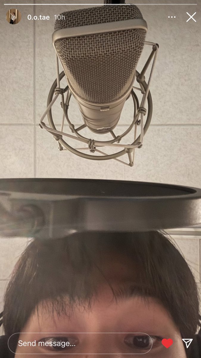 are you recording for your album bangtae😭