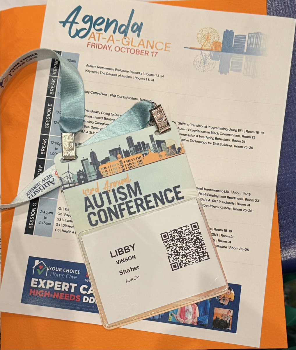 libbyvinson's tweet photo. An inspiring and impactful two days at the @AutismNJ conference connecting with so many mission-driven partners, including several #NJACP members, who are deeply committed to improving the lives of individuals with autism and their families. #BetterTogether https://t.co/A151Wpha9X
