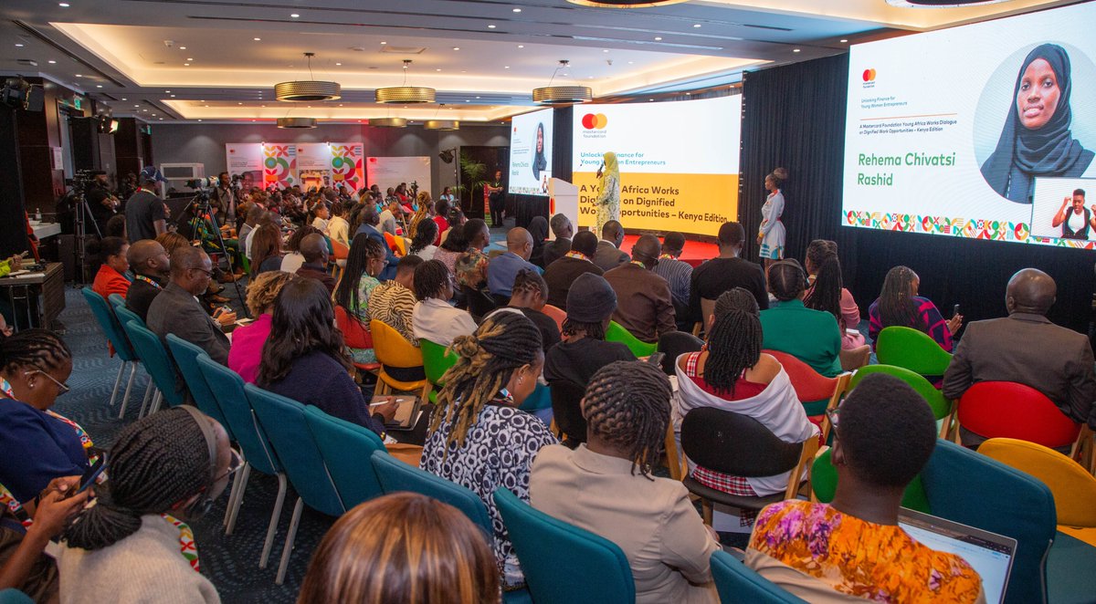 Week 2 Spotlight: Rehema Chivatsi from YAWDS-Kenya!

From selling guavas to running her own event &amp; food services company — a story of resilience &amp; purpose.

A call for youth-friendly finance, simpler registration &amp; inclusive policies. 🇰🇪
#YouthInBusiness #Entrepreneurship #AfYBC