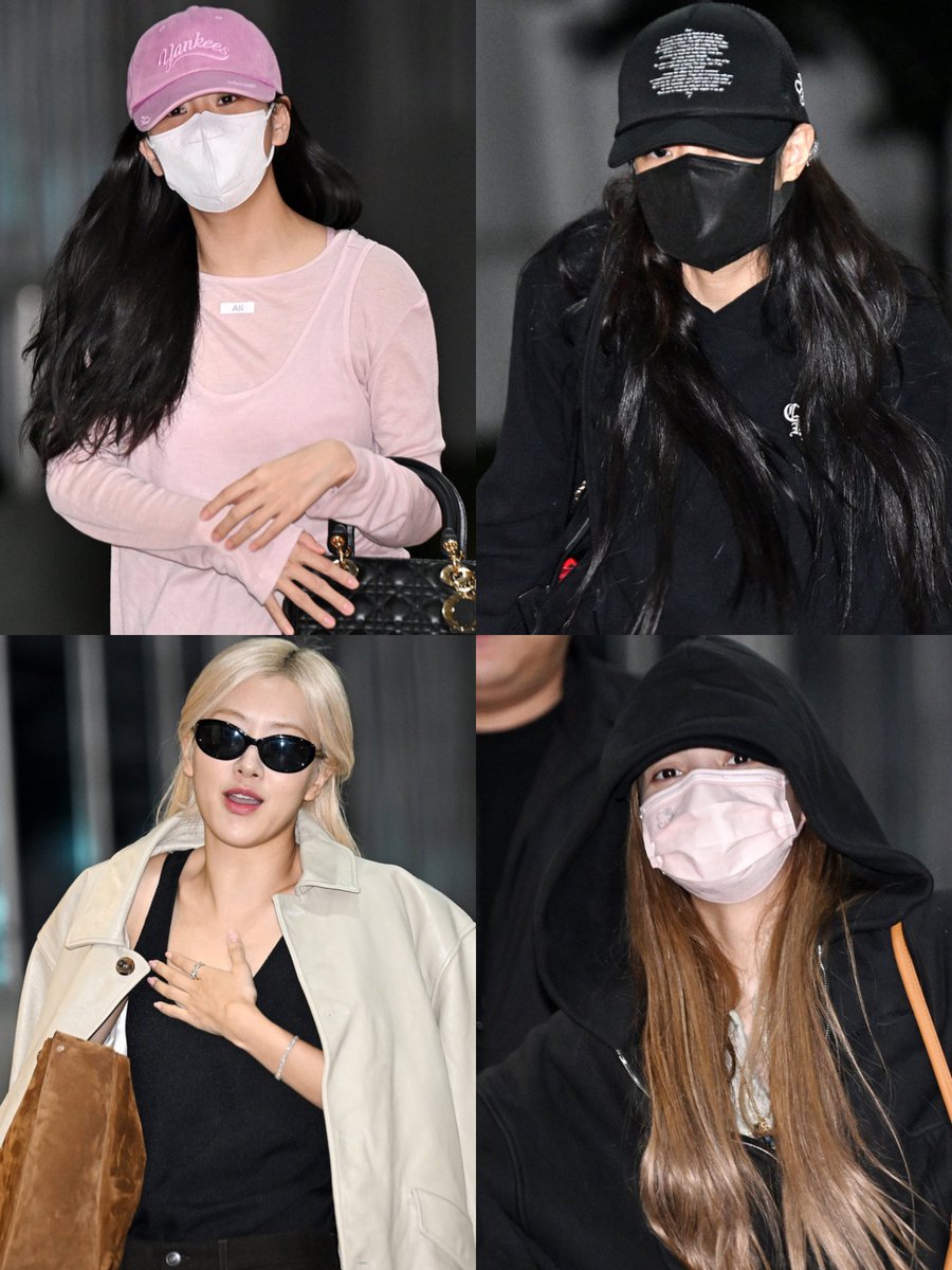 blckpinkpic's tweet image. HAVE A SAFE FLIGHT, BLACKPINK 🖤🩷