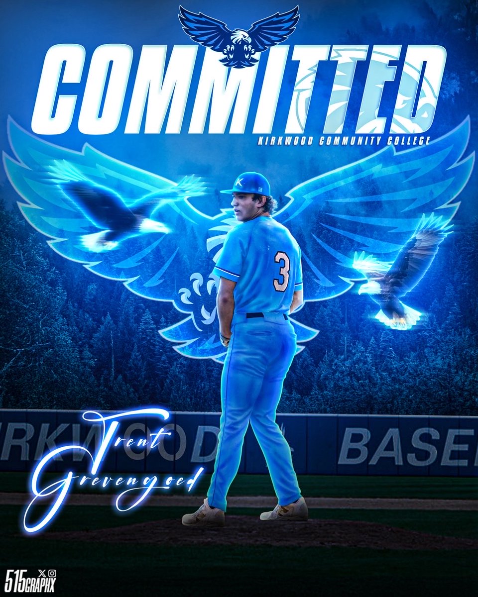 I am excited to announce my commitment to Kirkwood CC. I would like to thank God for all the opportunities he has blessed me with. I would also like to thank all the family and friends that have helped me along the way. Finally I want to thank Coach Steffens and Coach Rima.
