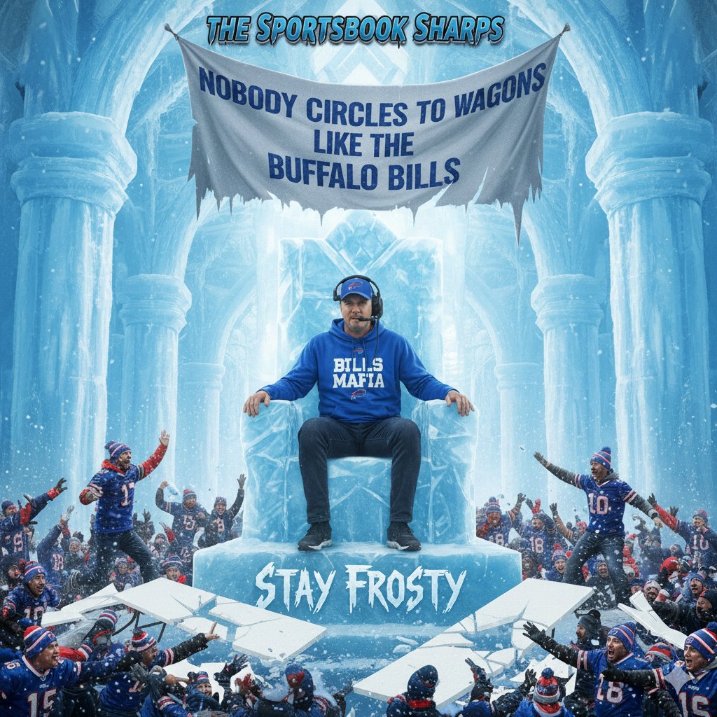 TSSGambling's tweet photo. We have 2 Stay Frosty for you this week, #BuffaloBills and #NewYorkJet head coaches! They have been abysmal, time for them to find the unemployment line! Find our take on this on our latest podcast! https://t.co/4zSyIp2XNk https://t.co/uKfqB5Ct2Z