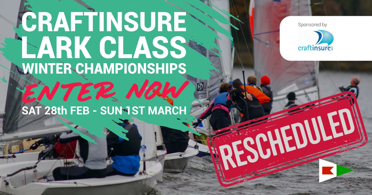 Sadly, due to a severe lack of water here at Barnt Green, we have no option but to reschedule the <a href="/Craftinsure/">craftinsure</a>  <a href="/larksailing/">larksailing</a>  Winter Championships to 28th  Feb /1st March 2026. pre-enter here: sailingbarntgreen.com//event/1235865
#westmidlandssailing #barntgreen #larkclass #larksailing