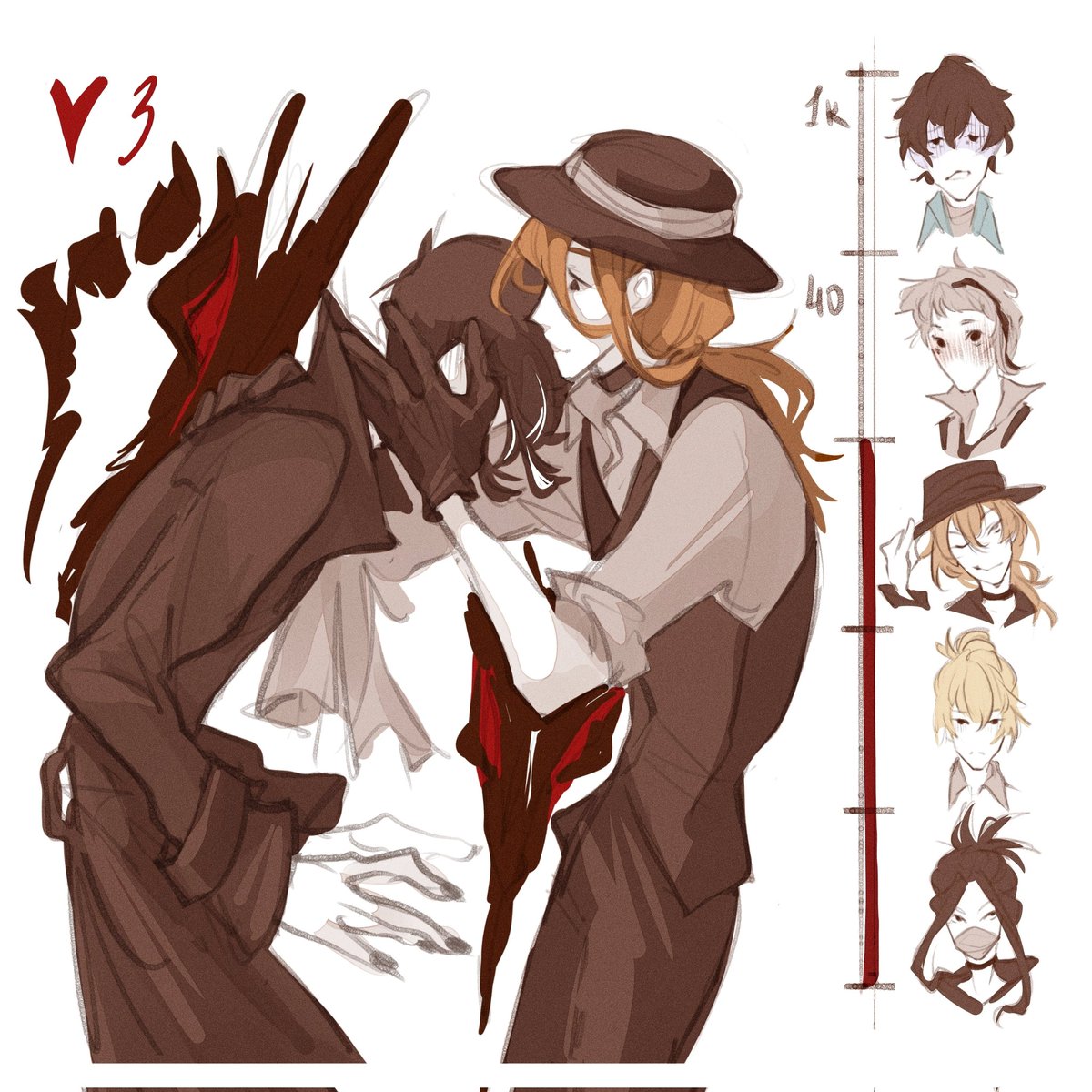 Next 👄
(he's shy 🤭) 
#bsd #akutagawa