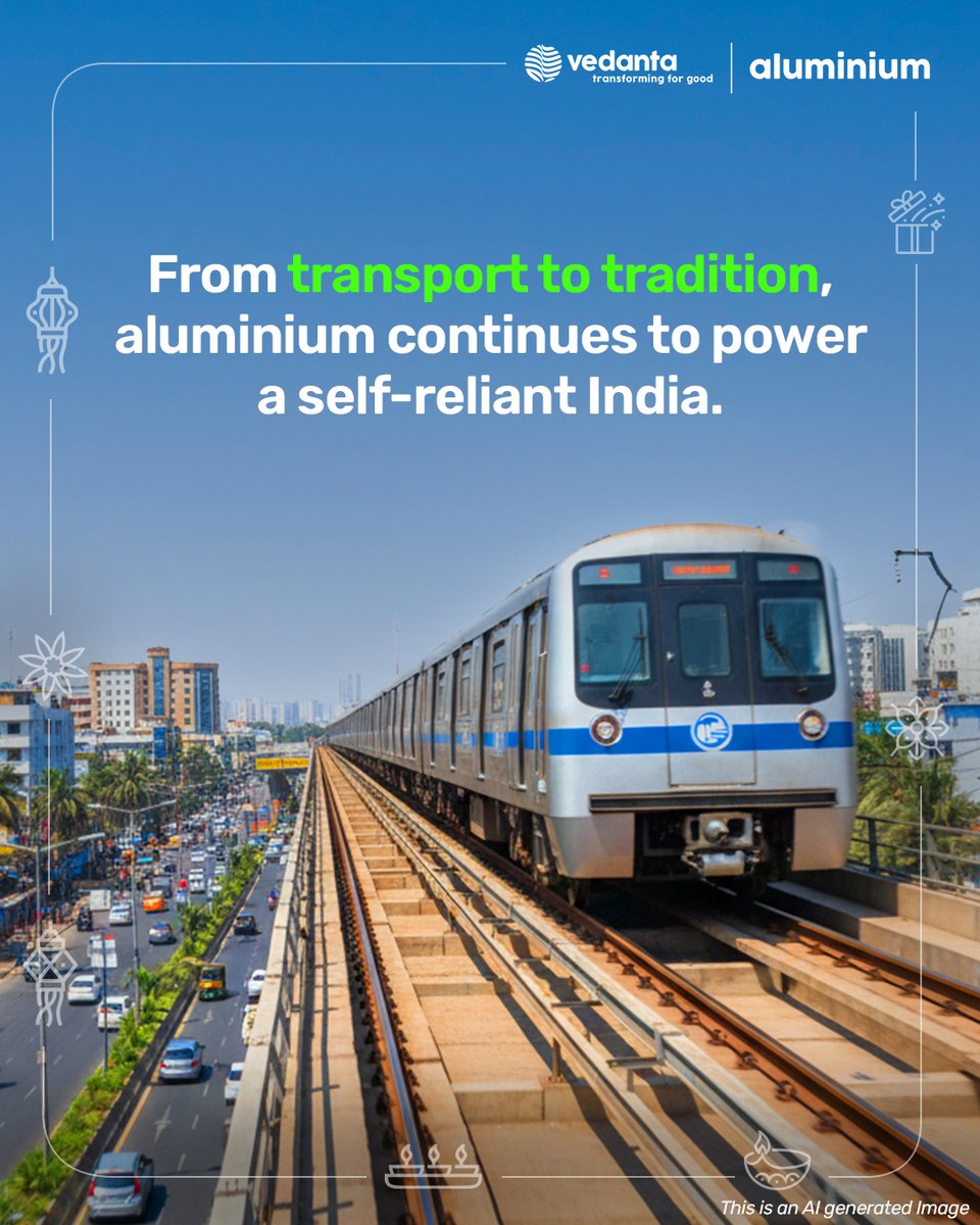 This Diwali, as we light up our homes, we celebrate the metal that powers our nation. 

From the electricity in our lights to the essentials we use, aluminium is the invisible thread showing how #IndiaShinesInAluminium and lights the path to an #AatmanirbharBharat.

#Diwali2025