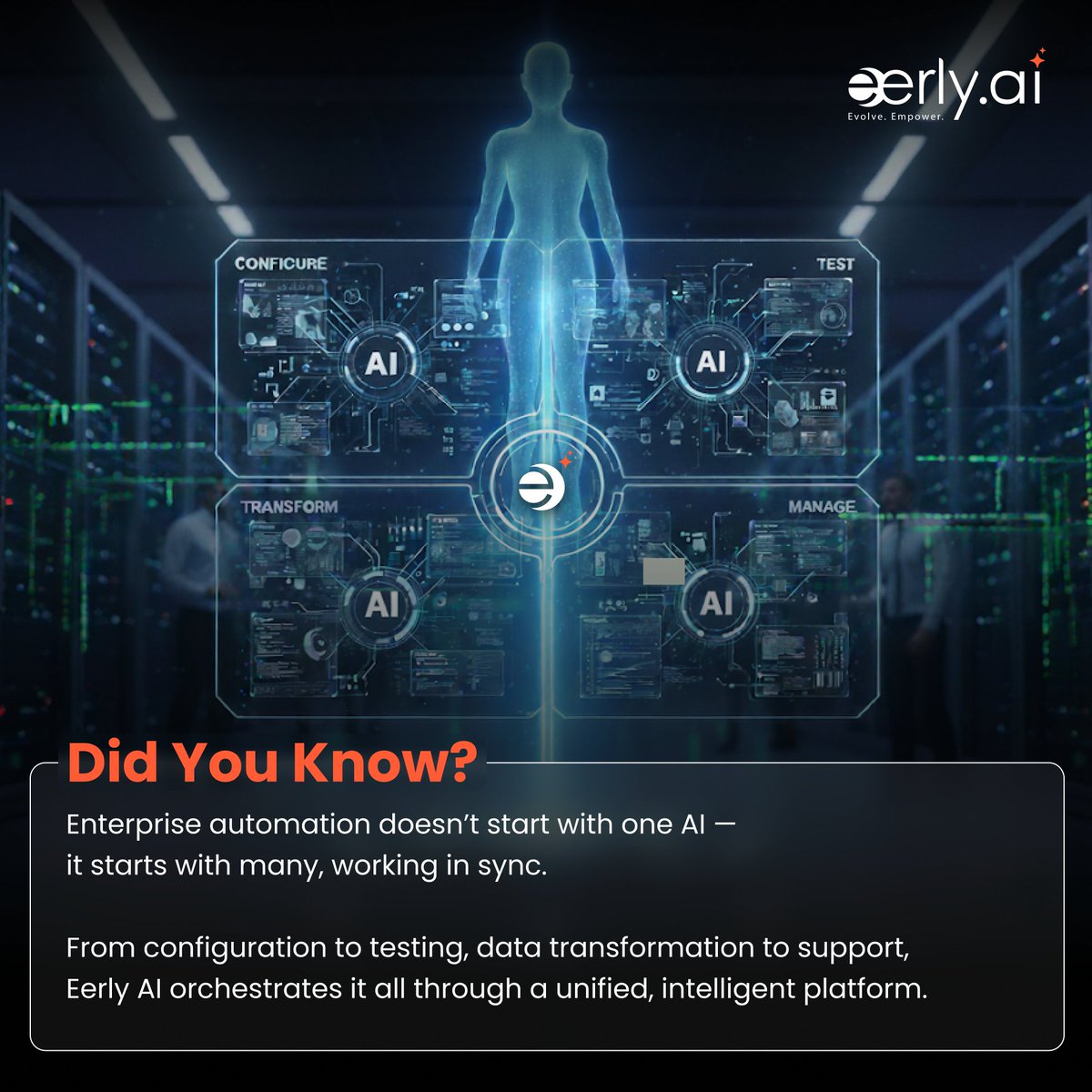 eerlyconsulting's tweet image. Forget slow SAP projects and costly errors. ⚡

Eerly AI unifies configuration, testing &amp;amp; data into one self-learning platform — delivering faster than any human team.

👉 Book your demo: eerly.ai/demo/

#EerlyAI #SAPAutomation #AIConsultant #DigitalTransformation
