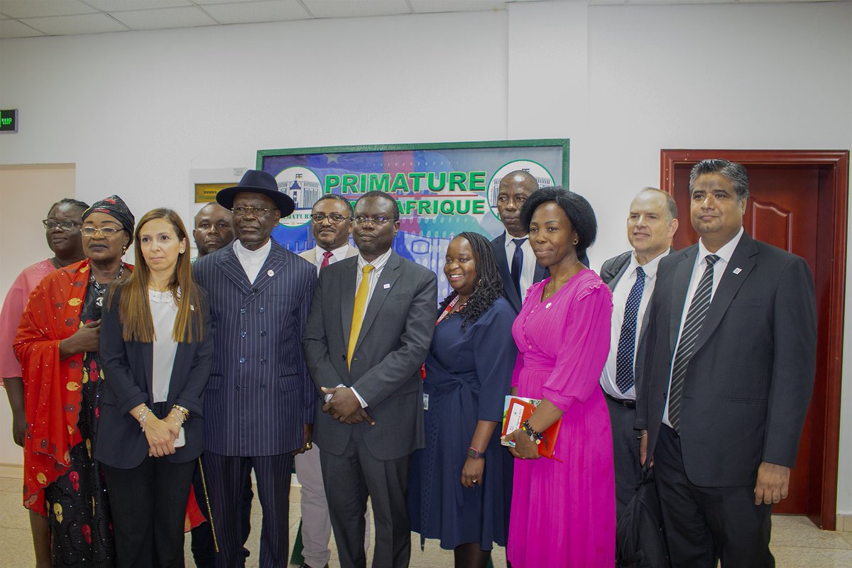 Honoured to meet H.E. Félix Moloua, Prime Minister of the Central African Republic. Our discussions reaffirmed IFRC’s strong commitment to CAR, focusing on enhanced investment in capacity building, humanitarian assistance, and emergency response for vulnerable communities.