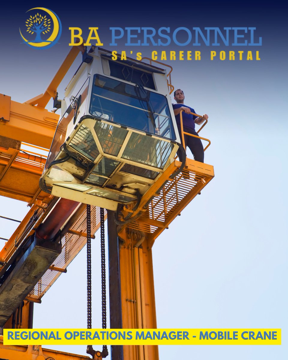 careerssa's tweet photo. Got what it takes? These are roles we are hiring:  
- Executive Relationship Manager
- Senior Management: Hospital Contracting Manager
- Regional Operations Manager - Mobile Crane
- Front of House Restaurant Manager
Click here for a full list:
https://t.co/DzcaF02rd6
#wearehiring https://t.co/Xft2BQpvQP