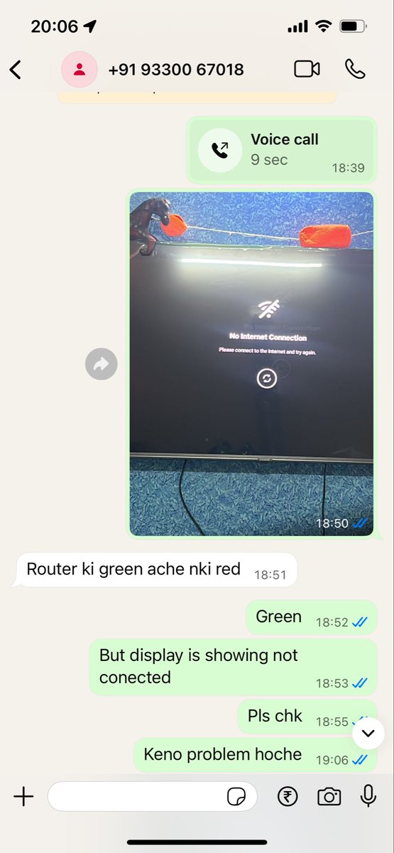 Sohansona's tweet image. #JIOHELP Pathetic worst service today only I have taken jio WiFi &amp;amp; dth after half hr disconnected even didn’t given full invoice. Completely cheating with us. I have all the evidence. kindly find the attached screenshot.