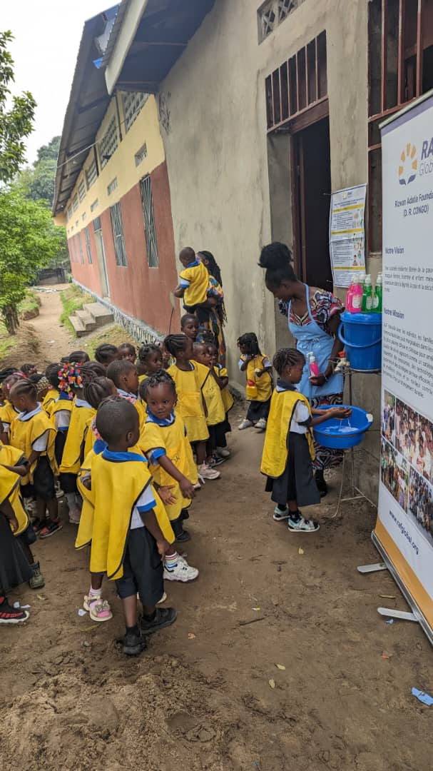 This #GlobalHandwashingDay, 342 preschoolers at RAF Global’s ECD centres in D.R.C turned handwashing into a game of bubbles, laughter &amp; learning! ✨

Because healthy habits start young — one splash at a time! 💙🧼
#ECD #ChildHealth #CleanHandsSaveLives 
rafglobal.org