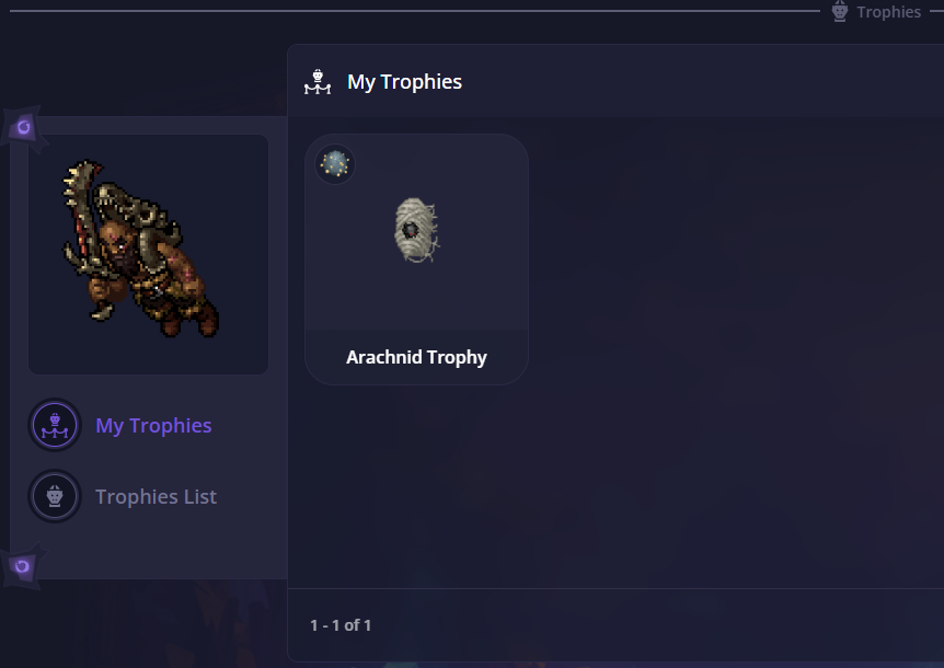 Got my first Trophy in <a href="/RavenIdle/">RavenIdle</a> 🕷️🕸️