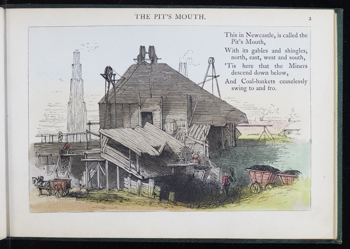 ncllibspeccoll's tweet image. As nights draw in and temperatures drop it's time to light the fire!
'The History of A Scuttle of Coals in Rhymes and Pictures' tells us about the journey of this once common fuel from ground to fireplace.
Read on CollectionsCaptured: collectionscaptured.ncl.ac.uk/digital/collec…
Ref. RB821.8-SIX