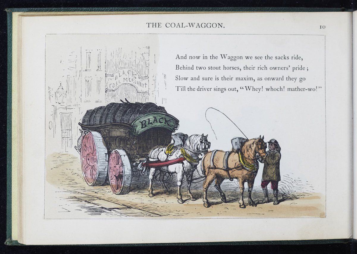 ncllibspeccoll's tweet image. As nights draw in and temperatures drop it's time to light the fire!
'The History of A Scuttle of Coals in Rhymes and Pictures' tells us about the journey of this once common fuel from ground to fireplace.
Read on CollectionsCaptured: collectionscaptured.ncl.ac.uk/digital/collec…
Ref. RB821.8-SIX