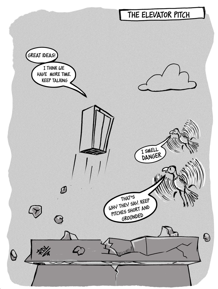 riddle_dela's tweet photo. Elevator pitches. Does more time mean more impact?

#riddlemations #illustration #doodles #creativity
#illustration #art #businessmindset #Marketing #Startups #tech https://t.co/hHxwI5cd9R