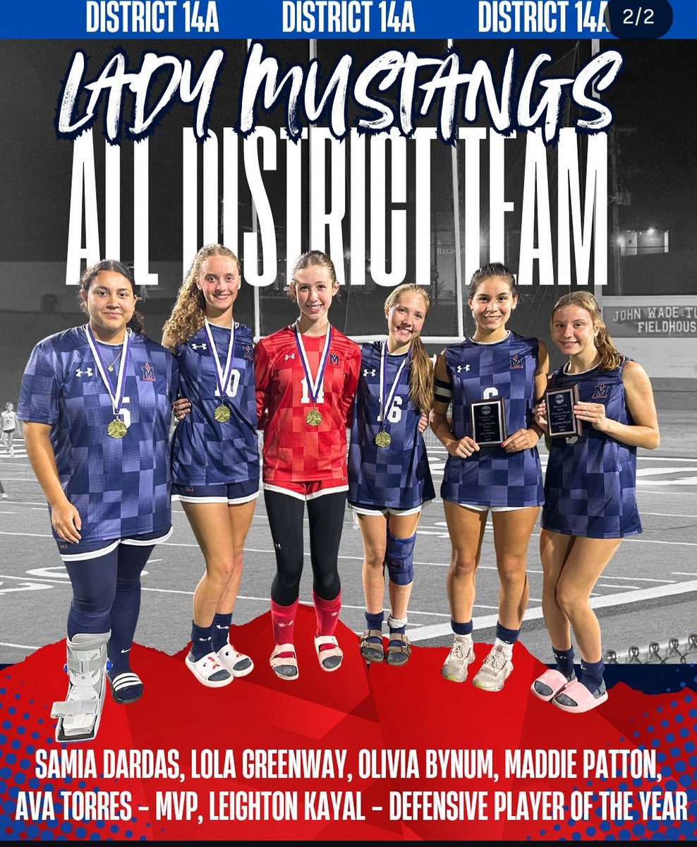 Congratulations to the District Champions and All District team