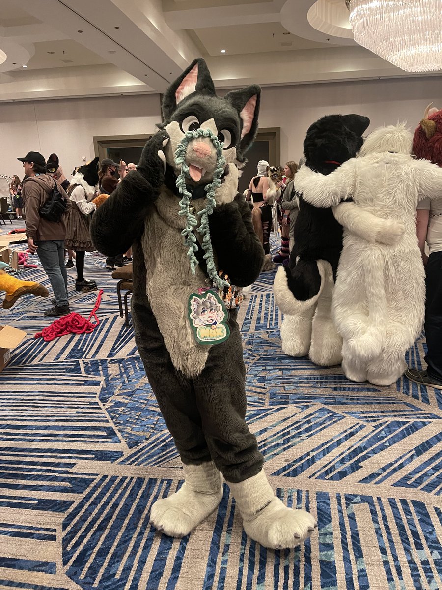 Yarn’t you glad to see me? #FursuitFriday