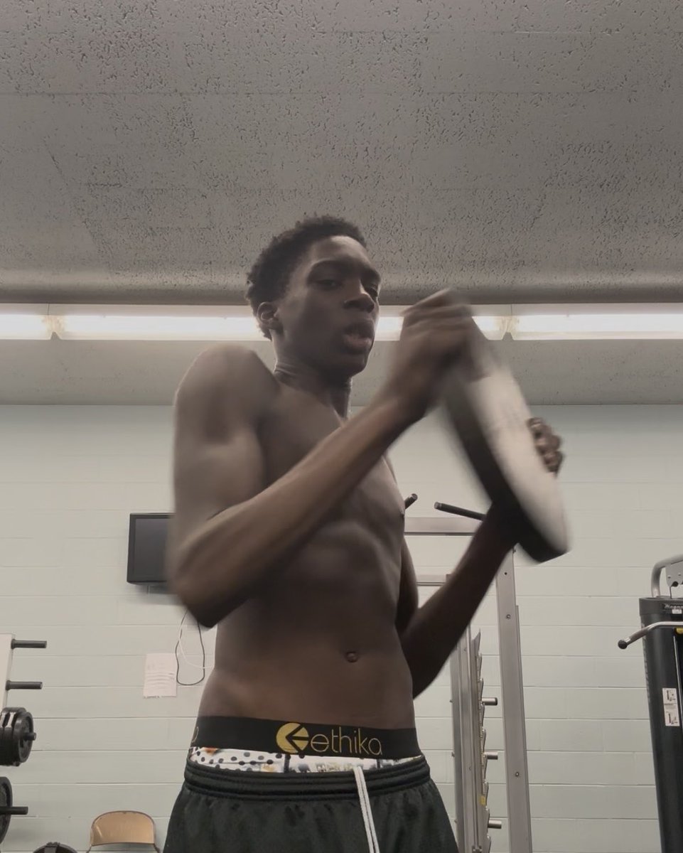 In the gym working on core 10/16