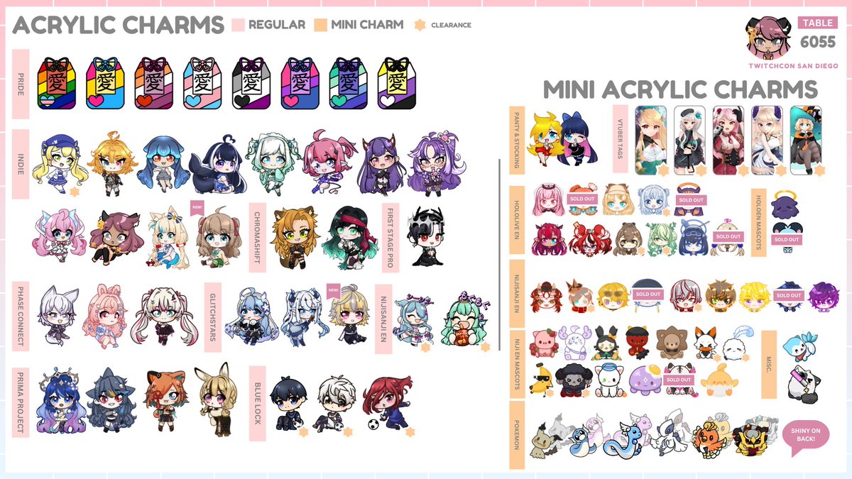 homiaoyuen's tweet photo. ✨ Twitchcon Artist Alley Table 6055 ✨

Find me and @KunoMD in the artist alley this weekend! 

Restocked on all my umamusume charms + added some extra vtuber charms to the catalog

See you soon 🥰 (1/2) https://t.co/slpGwdfj9u