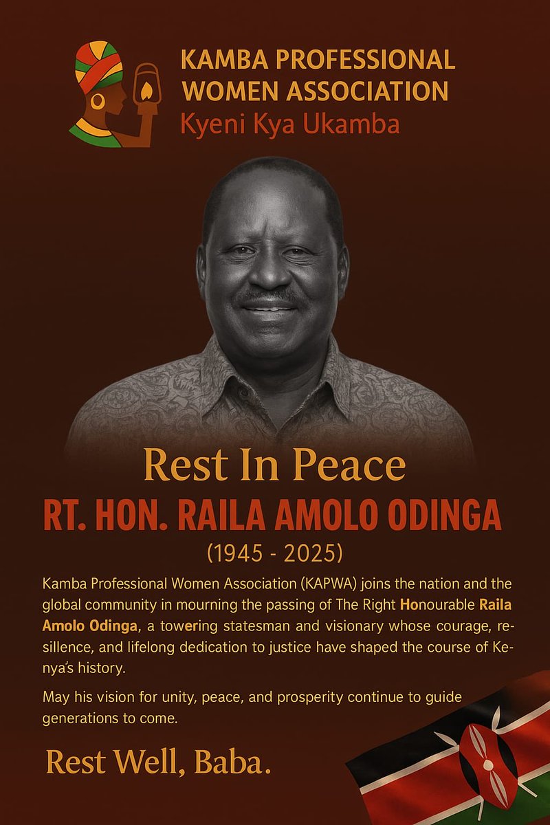 Carolyne Kamende (@kamendecarolyne) on Twitter photo Rest easy Baba Rest easy Baba
