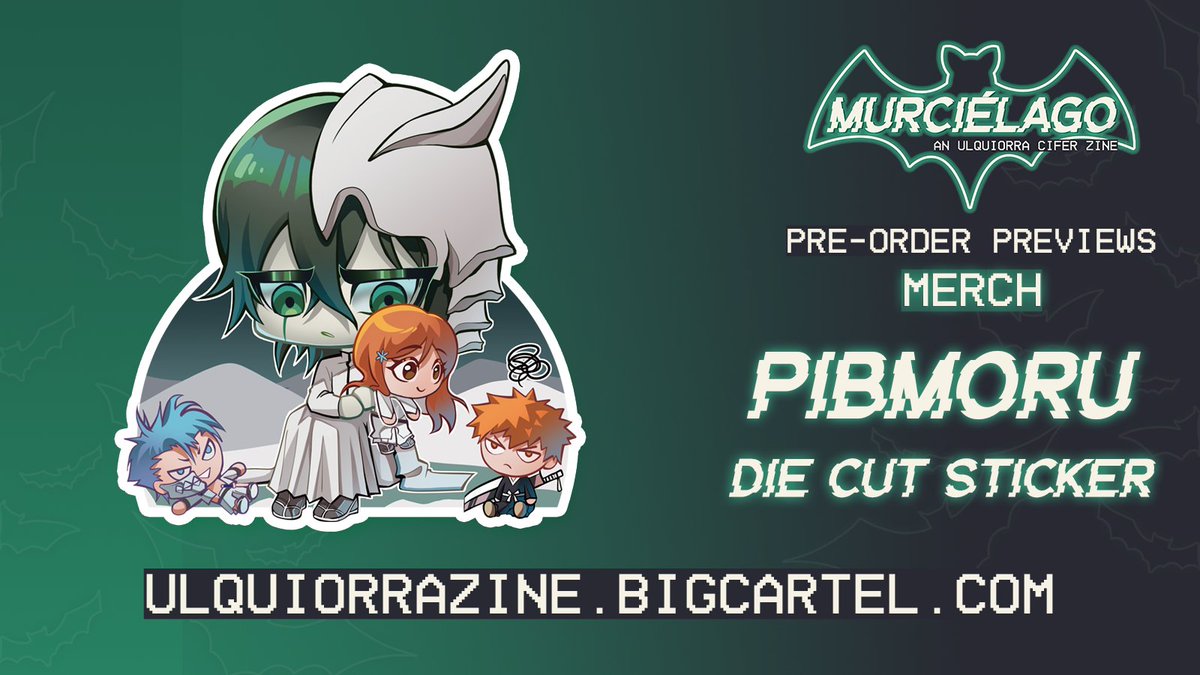 Murciélago: An Ulquiorra Cifer Zine tweet media