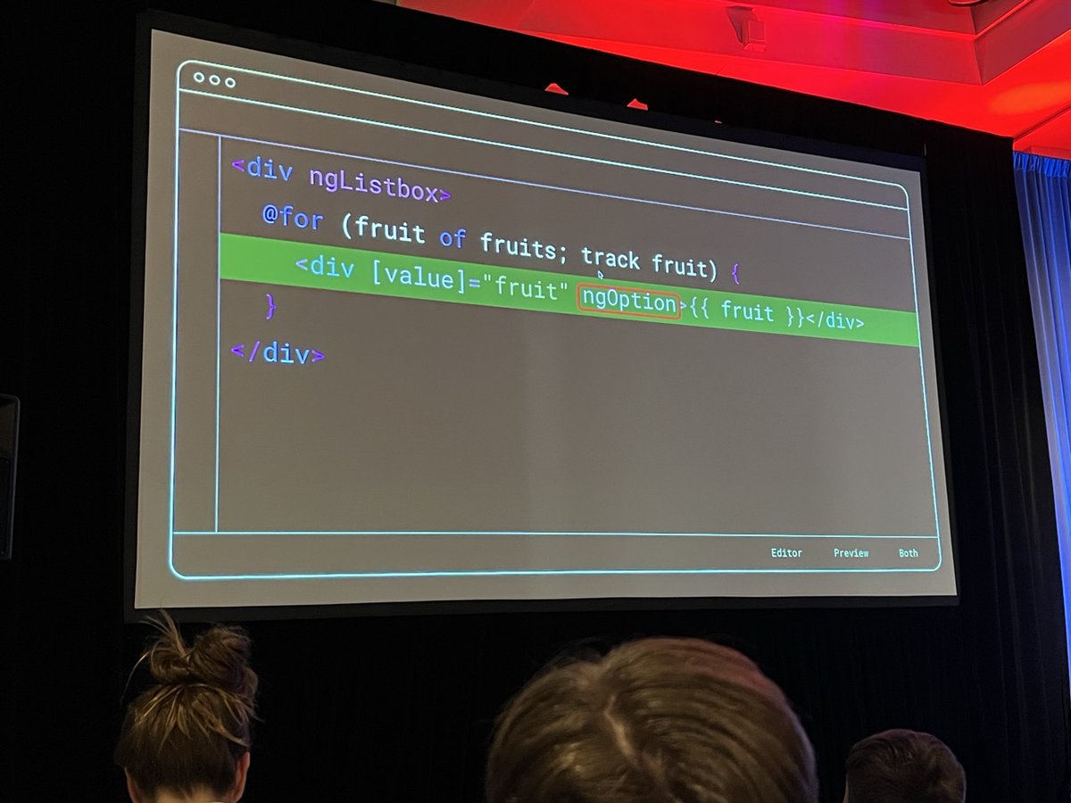 ManfredSteyer's tweet image. 3/.. Angular Aria is a new package that helps us to create accessible components. It's unobstrusive as it does not influence our styles. Just add some directives (see below) to provide the respective metadata for A11y ...
